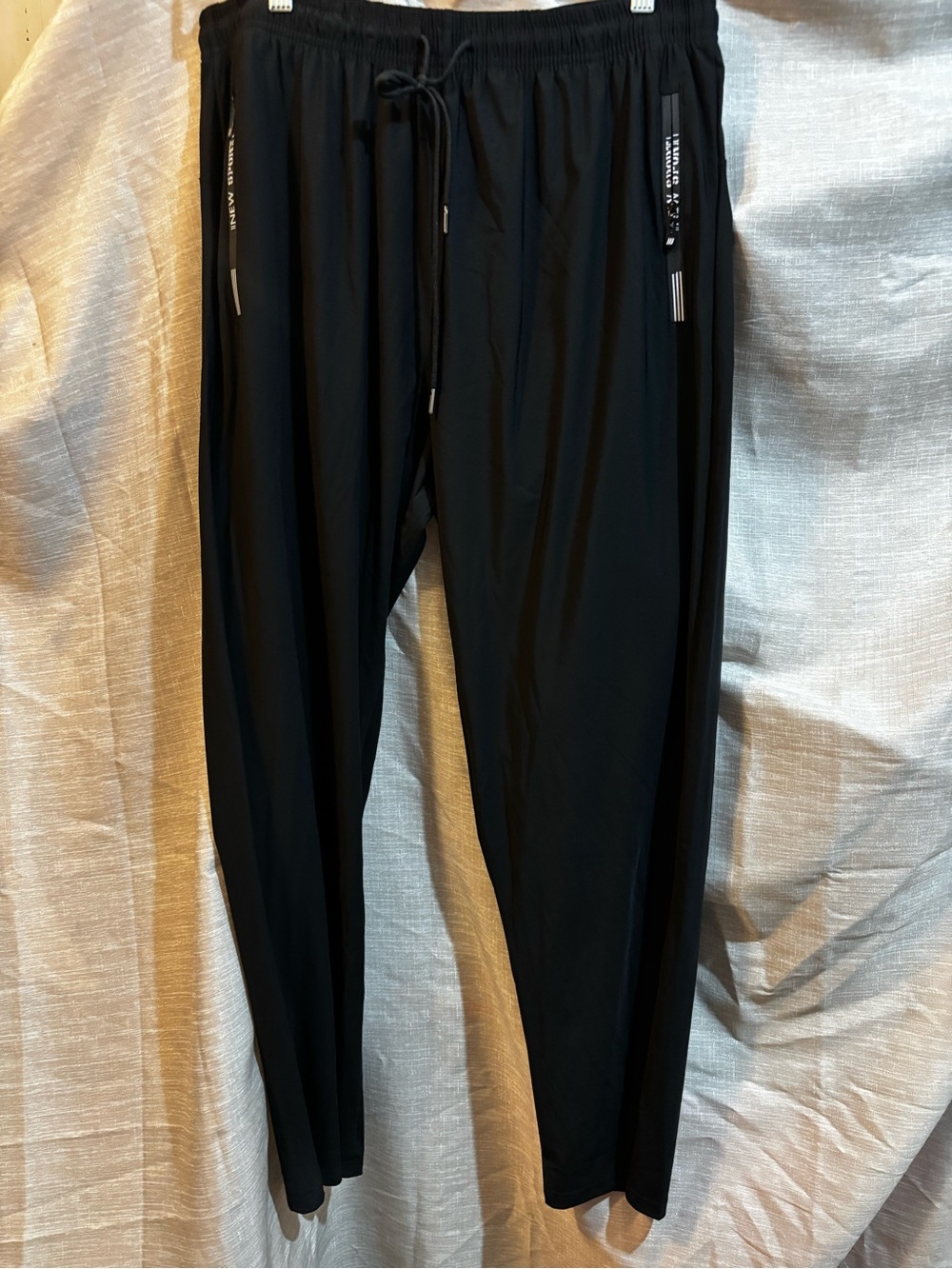 Black Athletic Drawstring Pants